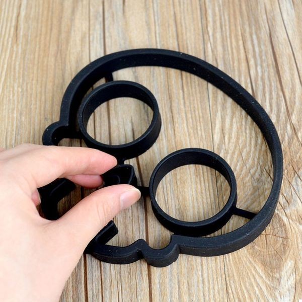 Форма для смаження яєць Череп Чорний Форма для смаження яєць Череп Чорний