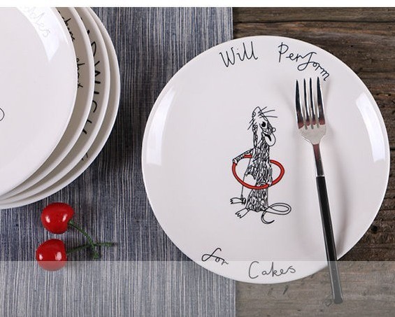 Тарілка Виступаємо за їжу Тарілка Виступаємо за їжу