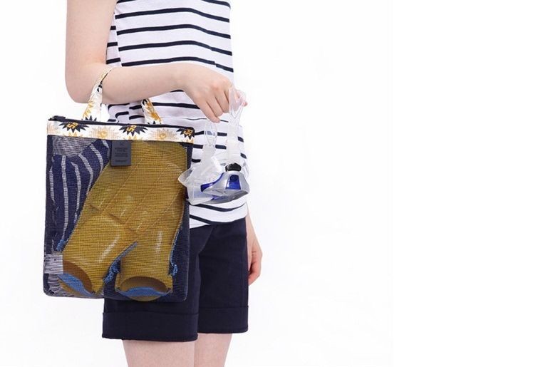 Жіноча пляжна сумка Чорна Жіноча пляжна сумка Чорна