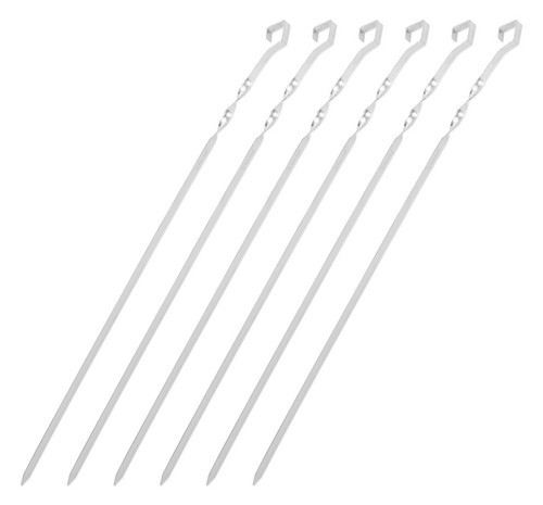 Комплект шампурів нерж.сталь, 6 шт у чохлі, JR009 Комплект шампурів нерж.сталь, 6 шт у чохлі, JR009