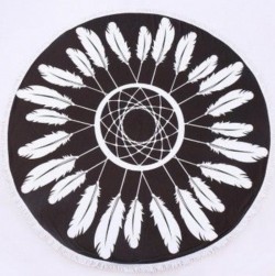 Пляжный Коврик Перья Пляжный Коврик Перья