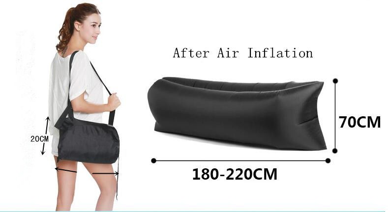 Надувное кресло Лежак Черный Надувное кресло Лежак Черный