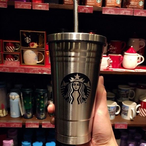 Склянка з кришкою та трубочкою Starbucks Reserve Срібло Склянка з кришкою та трубочкою Starbucks Reserve Срібло