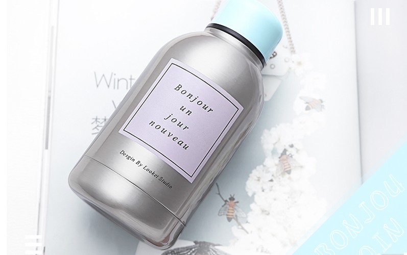 Термопляшка Bonjour Блакитний Термопляшка Bonjour Блакитний