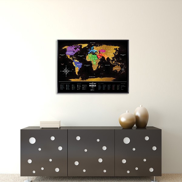 Скретч карта мира Travel Map Black World, англ Скретч карта мира Travel Map Black World, англ