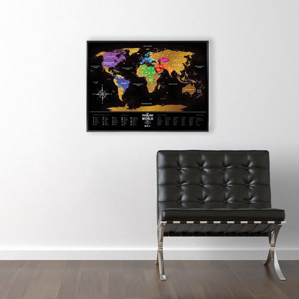 Скретч карта мира Travel Map Black World, англ Скретч карта мира Travel Map Black World, англ