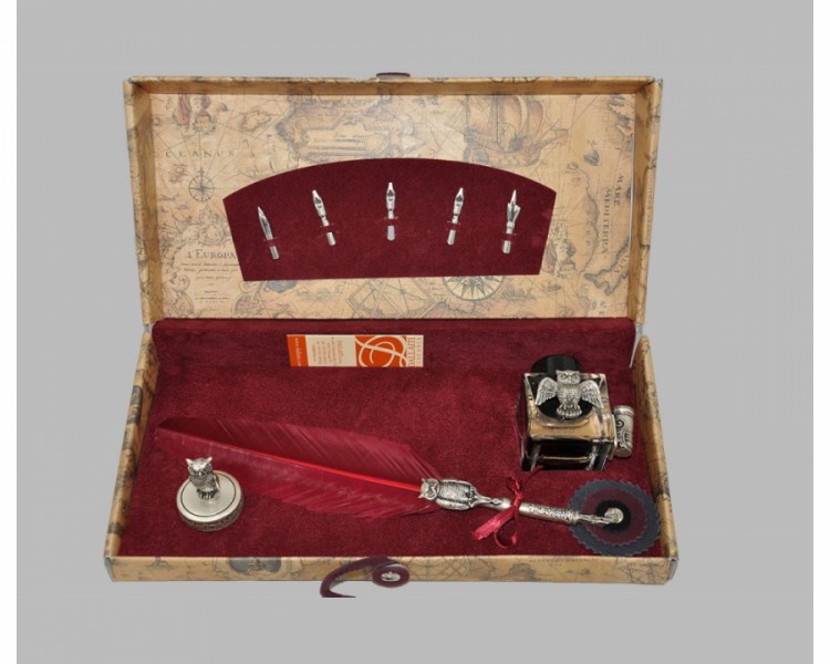 Письменный набор Bx72, бордо Письменный набор Bx72, бордо