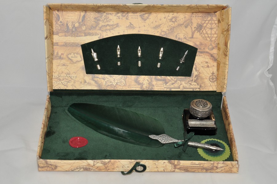 Письменный набор Зеленый Бархат Письменный набор Зеленый Бархат