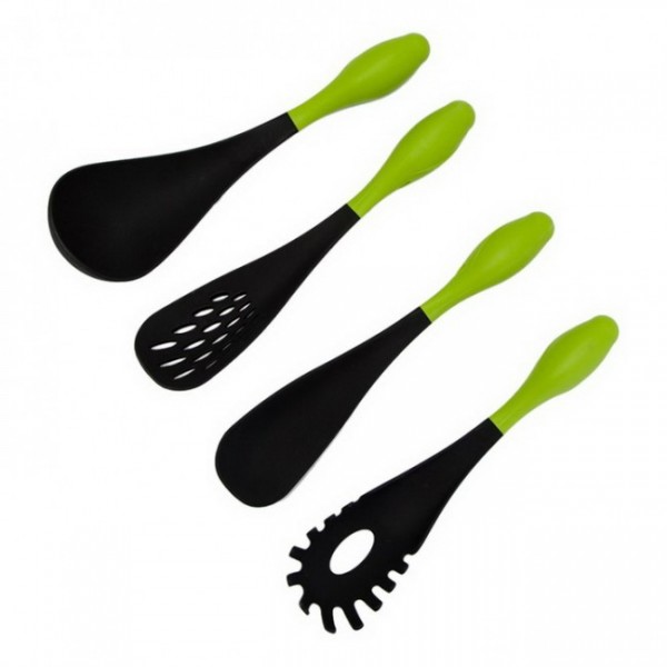 Набір кухонного приладдя Sparrow Serving Set Qualy Зелений Набір кухонного приладдя Sparrow Serving Set Qualy Зелений
