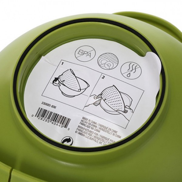 Миска з друшляком Rinse Umbra Авокадо Миска з друшляком Rinse Umbra Авокадо