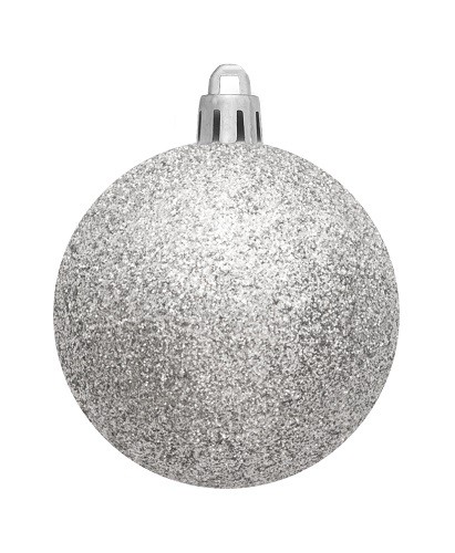 Елочные шарики House of Seasons комплект 12 шт, цвет серый Елочные шарики House of Seasons комплект 12 шт, цвет серый