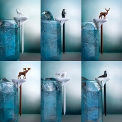 Маркери для келихів та шпажки Cool Party Animal Qualy Маркери для келихів та шпажки Cool Party Animal Qualy