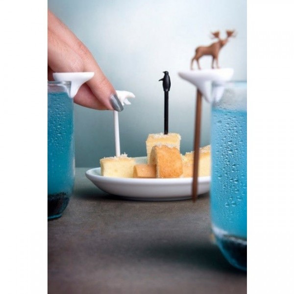 Маркери для келихів та шпажки Cool Party Animal Qualy Маркери для келихів та шпажки Cool Party Animal Qualy