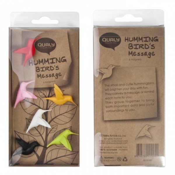 Набір магнітів Humming Bird’s Message Qualy Набір магнітів Humming Bird’s Message Qualy