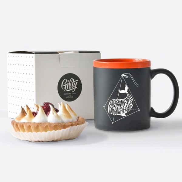 Чашка EVERYTHING YOU CAN IMAGINE IS REAL. ORANGE. Чашка EVERYTHING YOU CAN IMAGINE IS REAL. ORANGE.