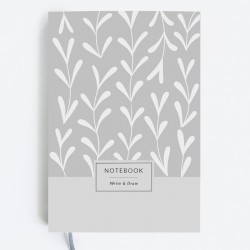  WRITE&DRAW. WHITE LEAVES