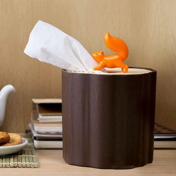 Підставка для серветок Squirrel Tissue Log Qualy Підставка для серветок Squirrel Tissue Log Qualy