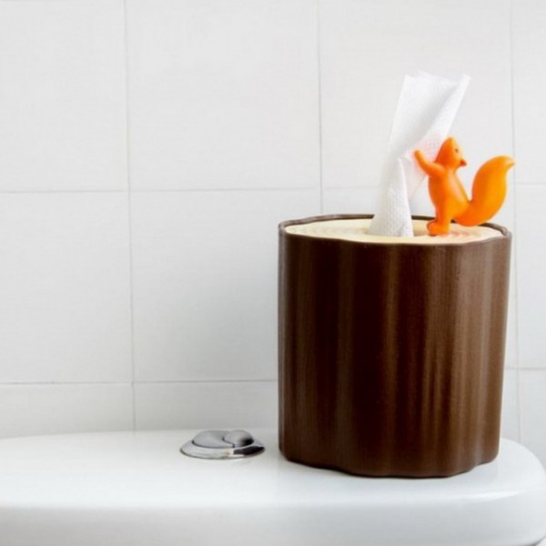 Підставка для серветок Squirrel Tissue Log Qualy Підставка для серветок Squirrel Tissue Log Qualy