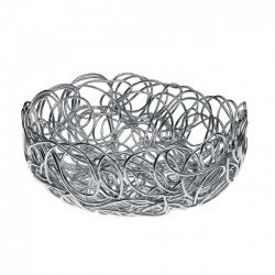 Фруктівниця, ваза для фруктів Nuvem Alessi 24 см Анодований алюміній Фруктівниця, ваза для фруктів Nuvem Alessi 24 см Анодований алюміній