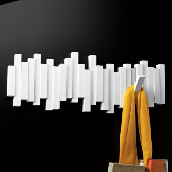 Вішалка настінна Sticks Umbra Біла Вішалка настінна Sticks Umbra Біла