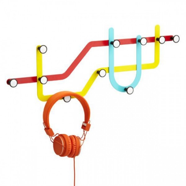 Вішалка настінна Subway Umbra Різнокольорова Вішалка настінна Subway Umbra Різнокольорова