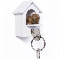 Ключниця настінна та брелок для ключів Watch Dog Qualy Коричнева Ключниця настінна та брелок для ключів Watch Dog Qualy Коричнева