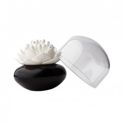 Підставка для ватних паличок Lotus Cotton Bud Qualy Чорна / Біла Підставка для ватних паличок Lotus Cotton Bud Qualy Чорна / Біла