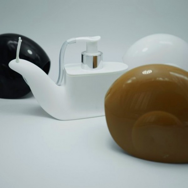 Диспенсер для жидкого мыла Escar Qualy Белый / Коричневый Диспенсер для жидкого мыла Escar Qualy Белый / Коричневый