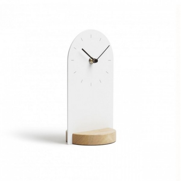 Настільний годинник Sometime Umbra Білий / Natural . Настільний годинник Sometime Umbra Білий / Natural .