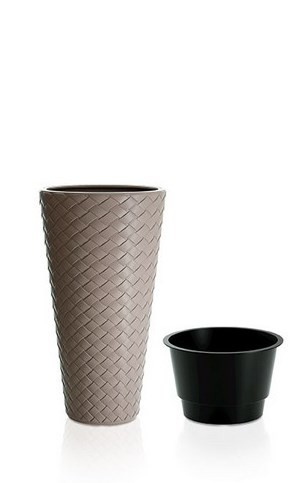 Горщик для рослин MATUBA SLIM - коричневий, 8/23 л . Горщик для рослин MATUBA SLIM - коричневий, 8/23 л .