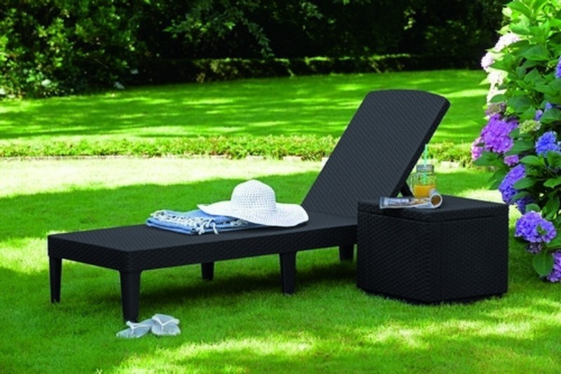 Шезлонг, Jaipur Sun lounger, віскі коричневий Шезлонг, Jaipur Sun lounger, віскі коричневий