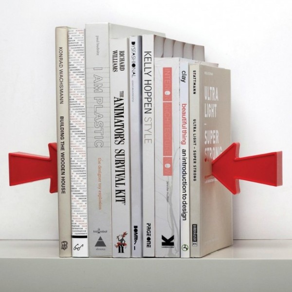    () Arrow Magnetic Bookend Peleg Design