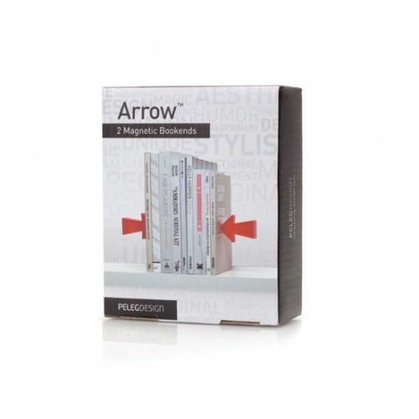    () Arrow Magnetic Bookend Peleg Design