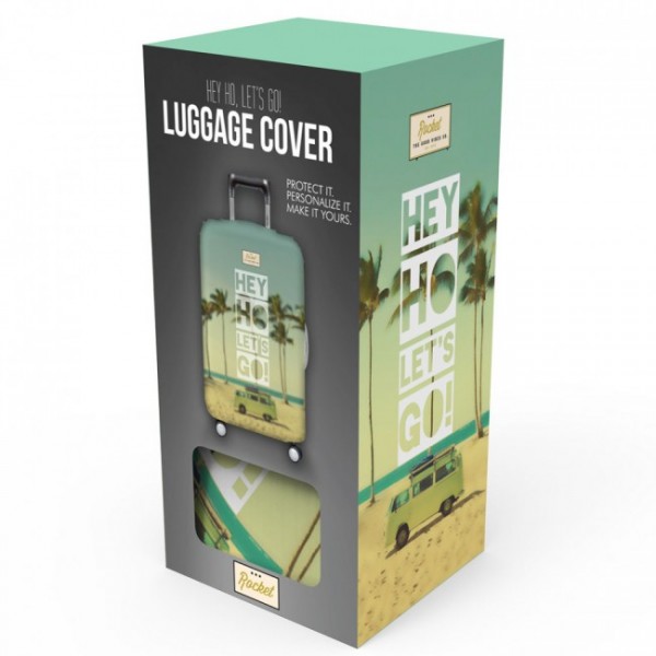 Чохол для валізи Hey Ho Let's Go Rocket Design . Чохол для валізи Hey Ho Let's Go Rocket Design .
