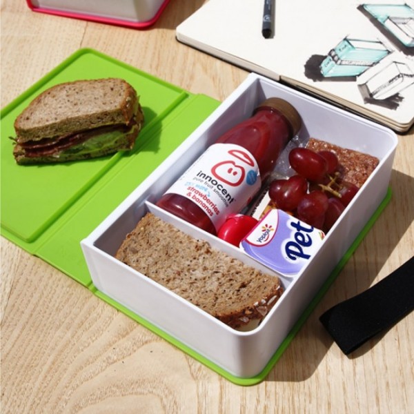 Ланч бокс прямокутний Book Black+Blum Зелений Ланч бокс прямокутний Book Black+Blum Зелений