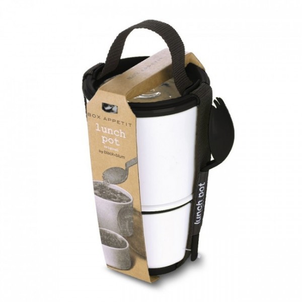 Ланч бокс / Контейнер Lunch Pot Black+Blum Білий / Чорний Ланч бокс / Контейнер Lunch Pot Black+Blum Білий / Чорний