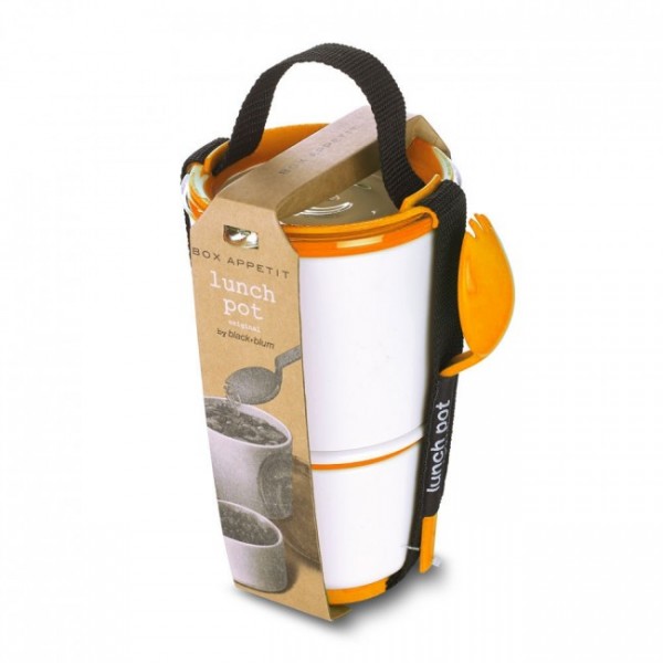 Ланч бокс / Контейнер Lunch Pot Black+Blum Білий / Помаранчевий Ланч бокс / Контейнер Lunch Pot Black+Blum Білий / Помаранчевий