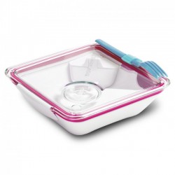 Ланч бокс квадратный Box Appetit Black+Blum Белый / Розовый Ланч бокс квадратный Box Appetit Black+Blum Белый / Розовый