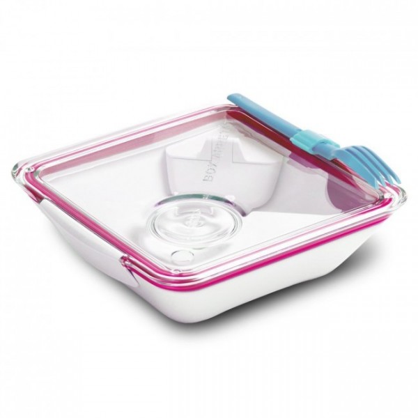 Ланч бокс квадратний Box Appetit Black+Blum Білий / Рожевий Ланч бокс квадратний Box Appetit Black+Blum Білий / Рожевий