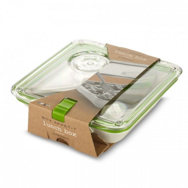 Ланч бокс квадратний Box Appetit Black+Blum Білий/Зелений Ланч бокс квадратний Box Appetit Black+Blum Білий/Зелений