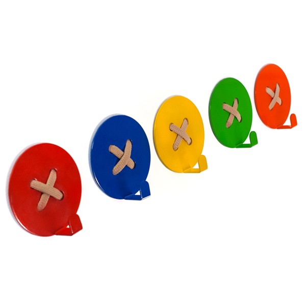 Вішалка настінна Glozis Button Blue Вішалка настінна Glozis Button Blue