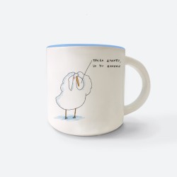 Чашка ТРЕБА ДУМАТИ BLUE Чашка ТРЕБА ДУМАТИ BLUE