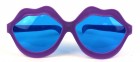 Веселые очки Губы фиолетовые