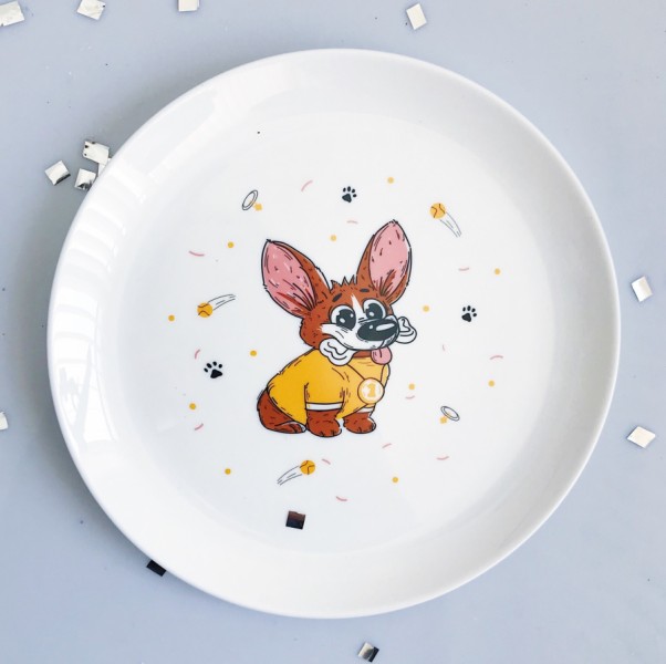 Тарілка Корги Тарілка Корги