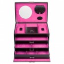 Скринька для прикрас, 9 Black, чорний/рожевий