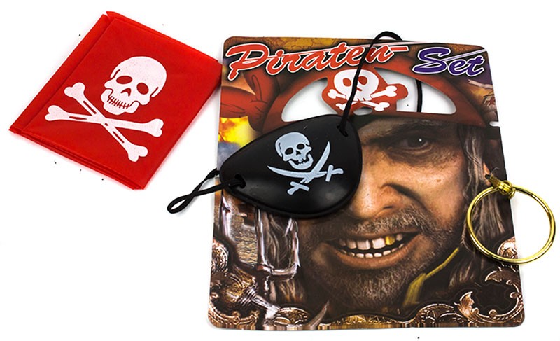 Набор Пирата ( серьга, повязка на глаз) Набор Пирата ( серьга, повязка на глаз)