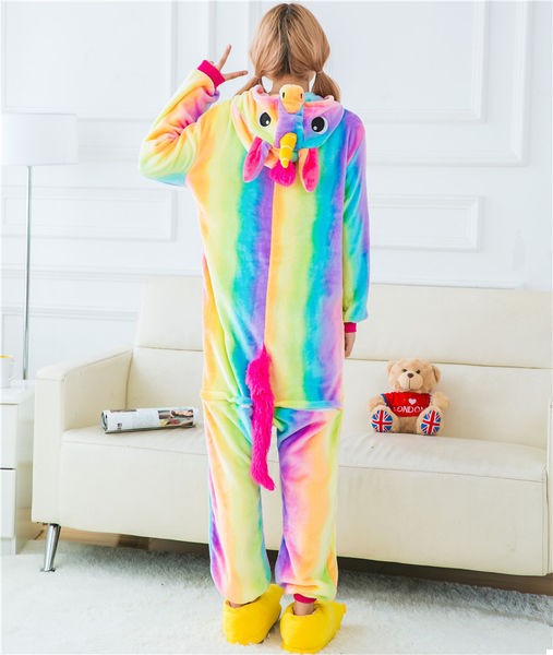 Пижама Кигуруми Единорог радужный, S Пижама Кигуруми Единорог радужный, S