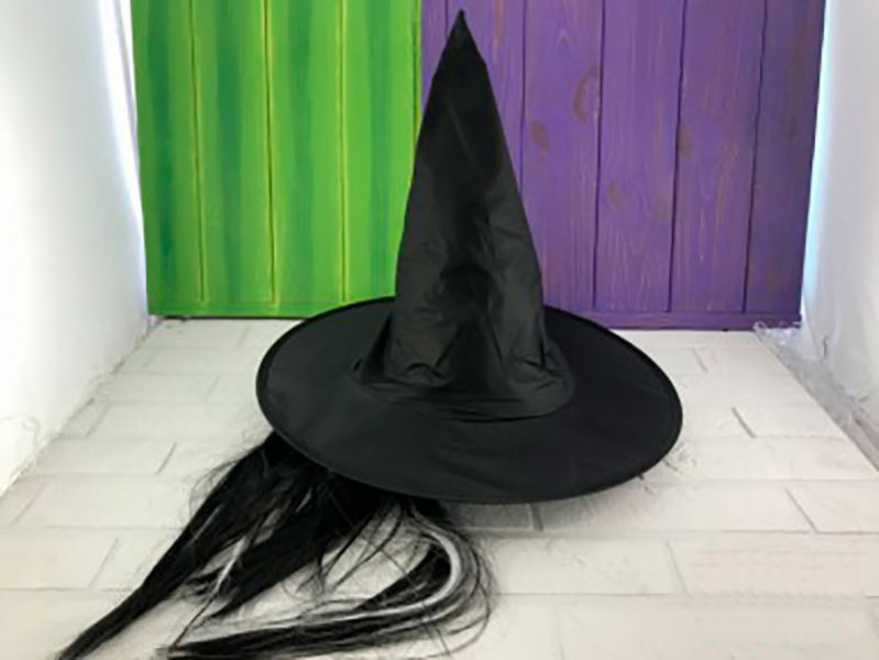 Капелюх Відьми з волоссям Капелюх Відьми з волоссям