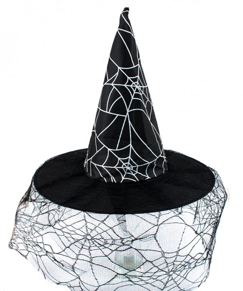 Ковпак Павутина з вуаллю чорний Ковпак Павутина з вуаллю чорний
