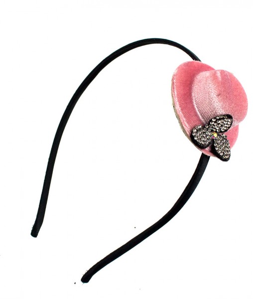 Обруч Шляпка розовая Обруч Шляпка розовая